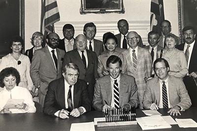 1982: Health Planning Legislation Bill Signing