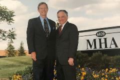 Cal Pierson, former MHA CEO, and Gene Friedman, former board chair